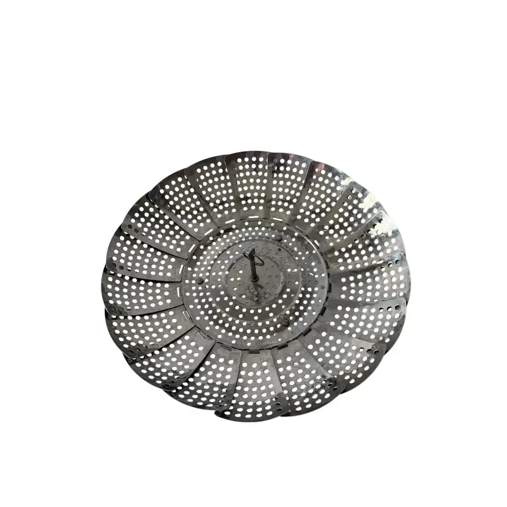 Stainless Steel Folding Vegetable Steamer Basket Expandable Collapsible Insert